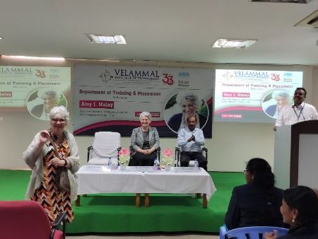 Motivational Talk By Amy J Malay Transformational Leadership Mindset Coach Executive Director With The John Maxwell Team Usa On 14th February 2020 Velammal Institute Of Technology